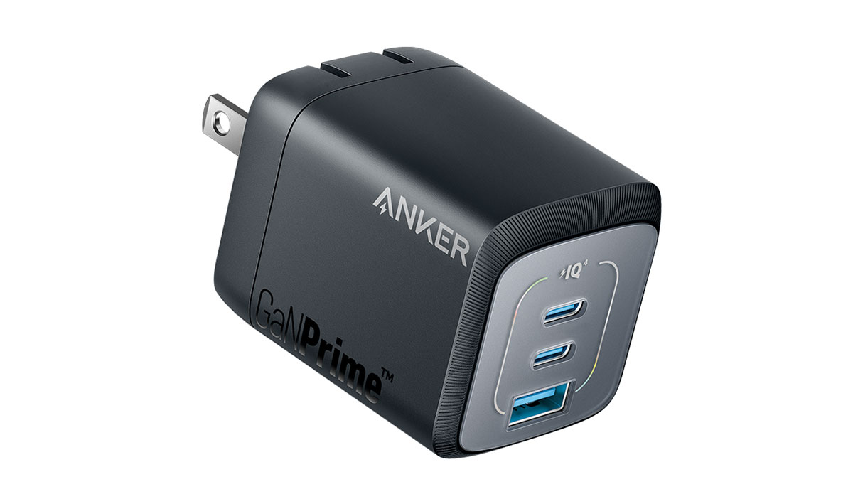 Anker Prime 67W GaN Wall Charger (3 Ports) – Best= 3-port 65W USB-C wall charger