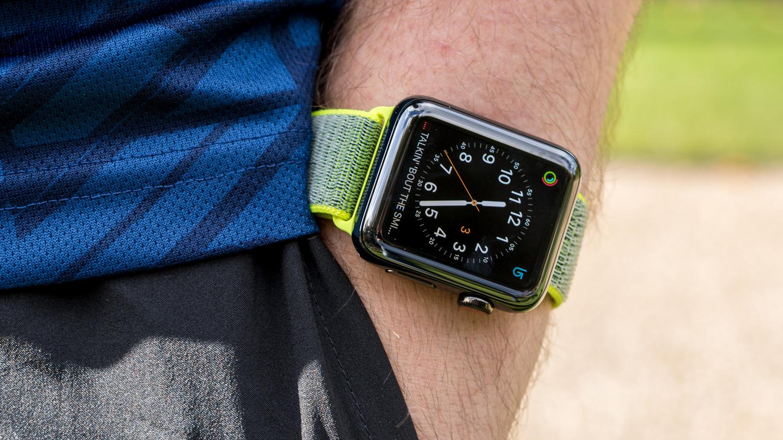 Apple Watch Series 3 wearing