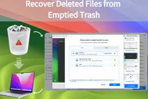 How to recover deleted files from emptied trash on a Mac