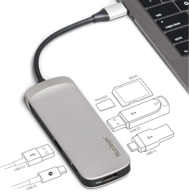 Kingston Nucleum 7-port USB-C Adapter