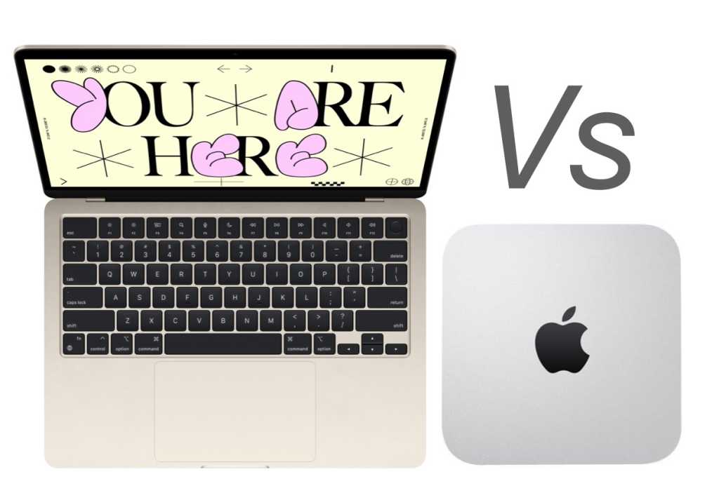 MacBook Air compared to Mac mini