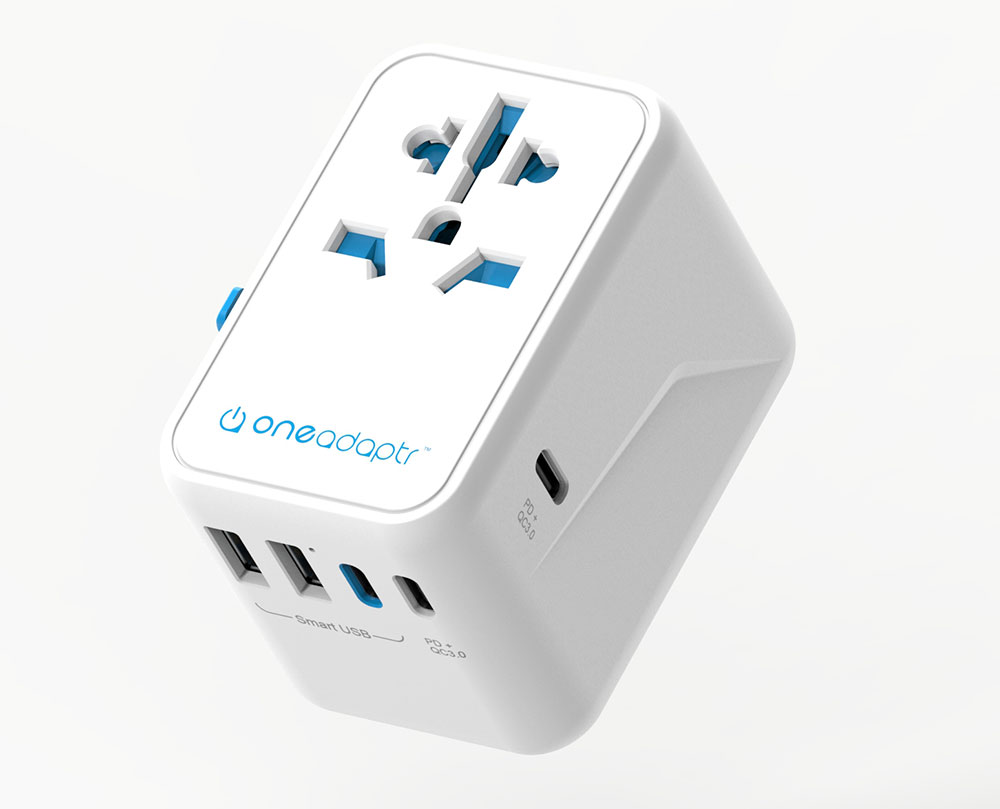 OneAdaptr OneWorld65 – Best 65W USB-C PD travel adapter and charger