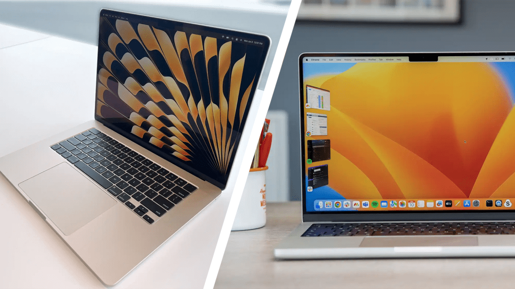 MacBook Air de 15" vs MacBook Pro de 14"